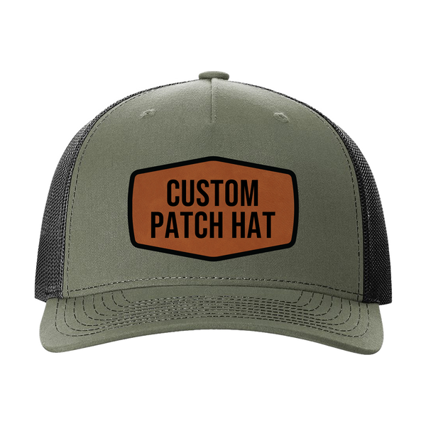 Custom Leather Patch Hat